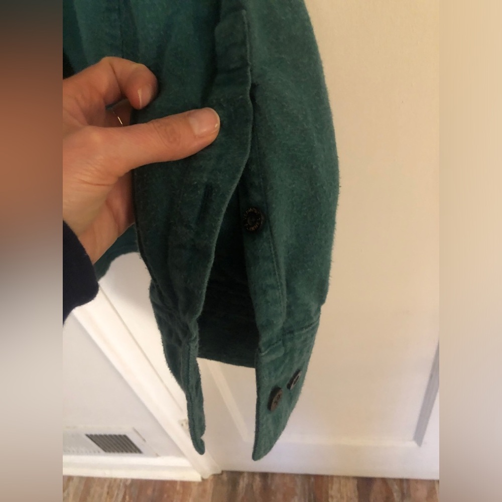 Men's Vermont Company Flannel in green - Picture 5 of 7